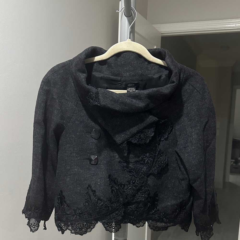Jak & Rae Wool & Lace Jacket - Picture 2 of 9